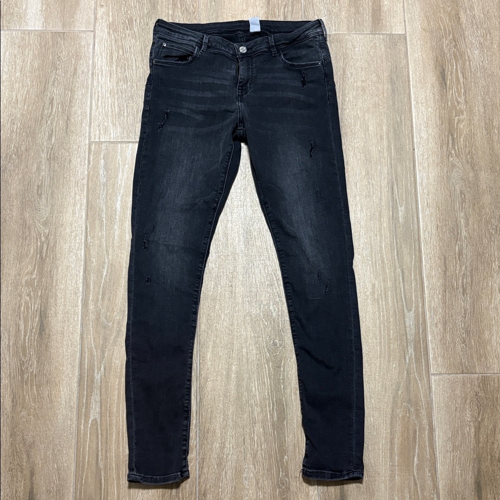 Dark gray H&M jean jeggings 31/32 - Picture 6 of 8